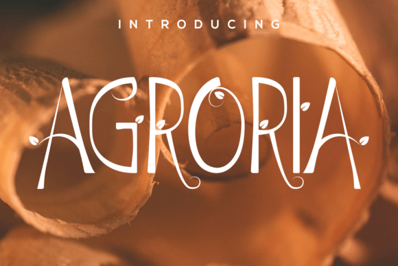 Agroria: The Organic Display Font for Campaigns