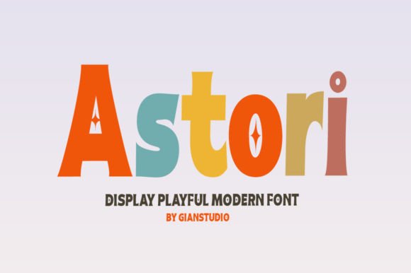 Astori: A Whimsical Display Font for Editorial Design