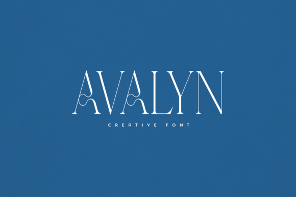 Avalyn: The Elegant Display Font for Crafters