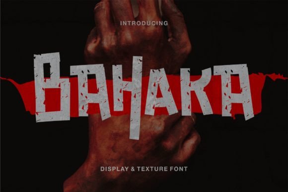 Bahaka: A Distressed Display Font for Makers