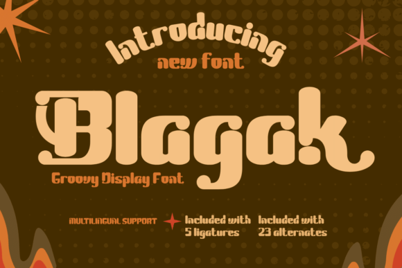 Blagak: The Creative Display Font for Bold Campaigns