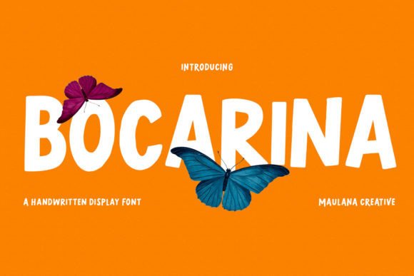 Bocarina: A Quirky Display Font for Small Business Branding