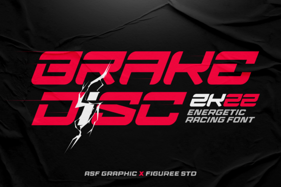 Brake Disc: A High-Octane Display Font for Racing Campaigns
