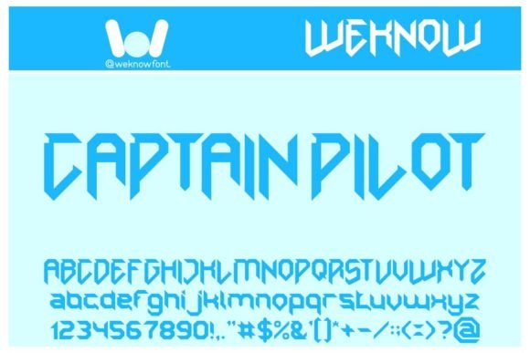 Captain Pilot: A Modern Display Font for Editorial Design