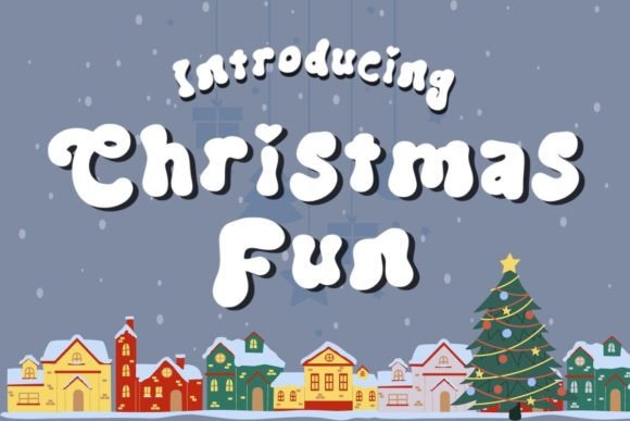 Christmas Fun Duo: A Festive Display Font for Designers