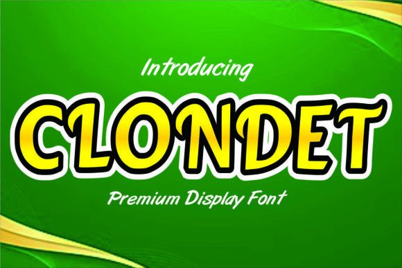 Clondet: A Premium Display Font for Campaigns