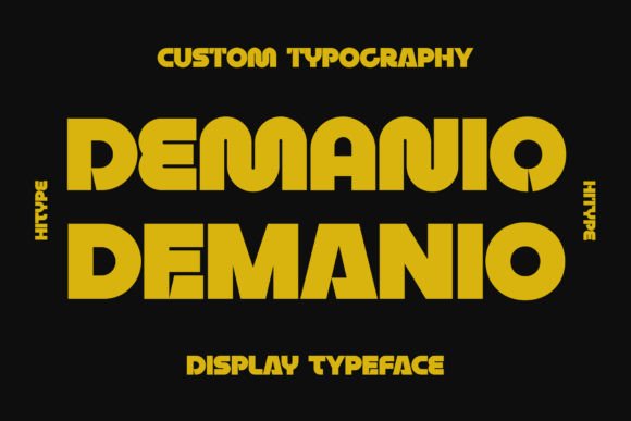 Demanio: A Bold Display Typeface for Campaigns
