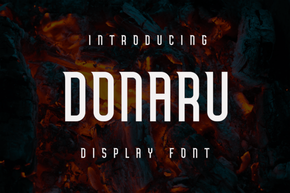 Donaru: A Modern Display Font for Bold Branding