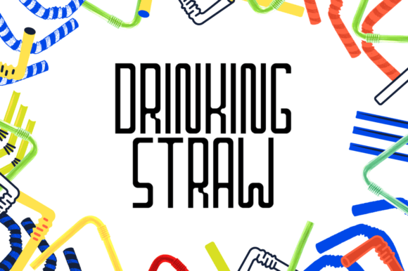 Drinking Straw Font: A Retro Display Typeface Review