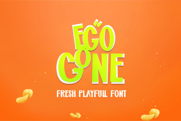 Egogone: A Playful Display Font for Your Brand