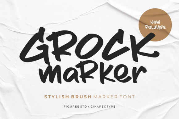 Grock Marker: The Handwritten Display Font for Creators