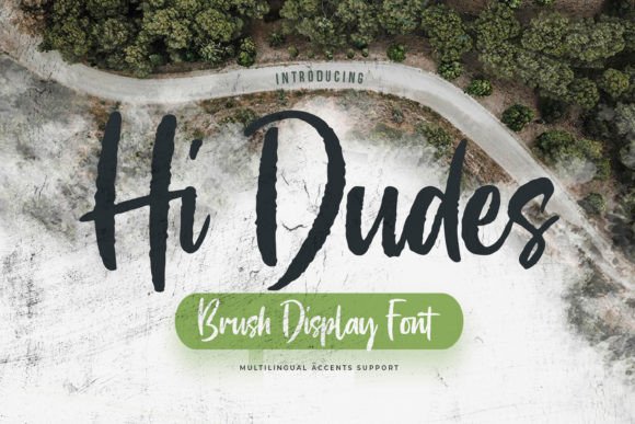 Hi Dudes: A Bold Display Font for Marketers