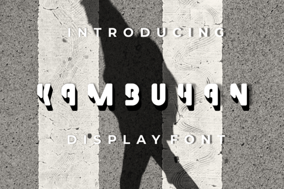 Kambuhan: A Modern Display Font for Campaigns