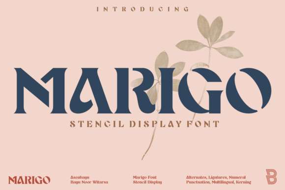 Marigo: The Display Font for Polished Brand Identity