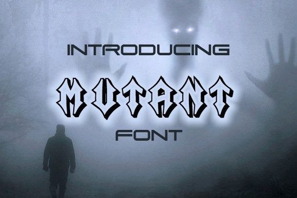 Mutant: A Bold Gothic Display Font for Makers