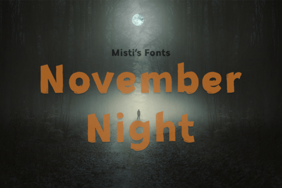 November Night: A Grunge Display Typeface for Edgy Branding