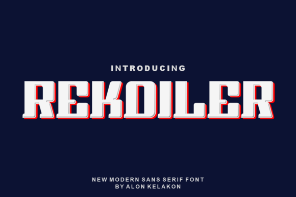Rekoiler: A Bold Display Font for Campaigns