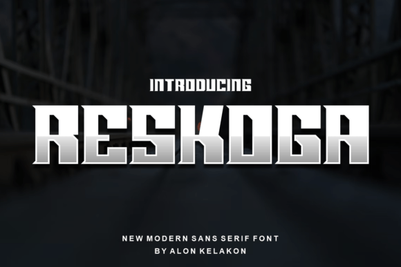 Reskoga: The Bold Display Font for High-Impact Campaigns