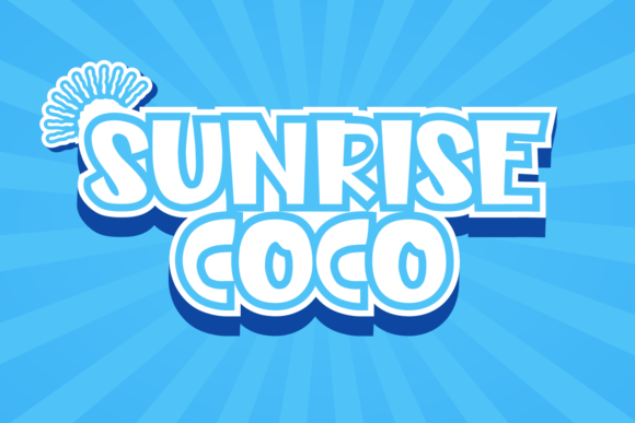 Sunrise Coco: The Playful Display Font for Campaigns