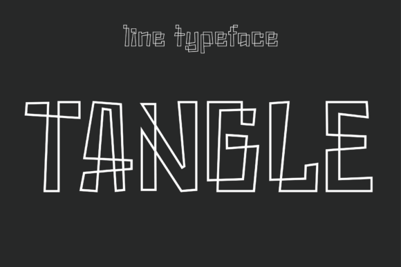 Tangle: A Line Art Display Font for Modern Web Design