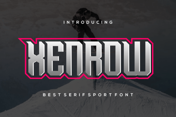 Xenrow: A Modern Display Font for Web Design